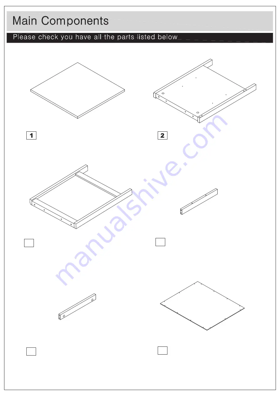 Forward Industries NIGHTSTAND HM-ST012-001 Скачать руководство пользователя страница 3