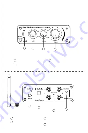 Fosi Audio BT10A Скачать руководство пользователя страница 3