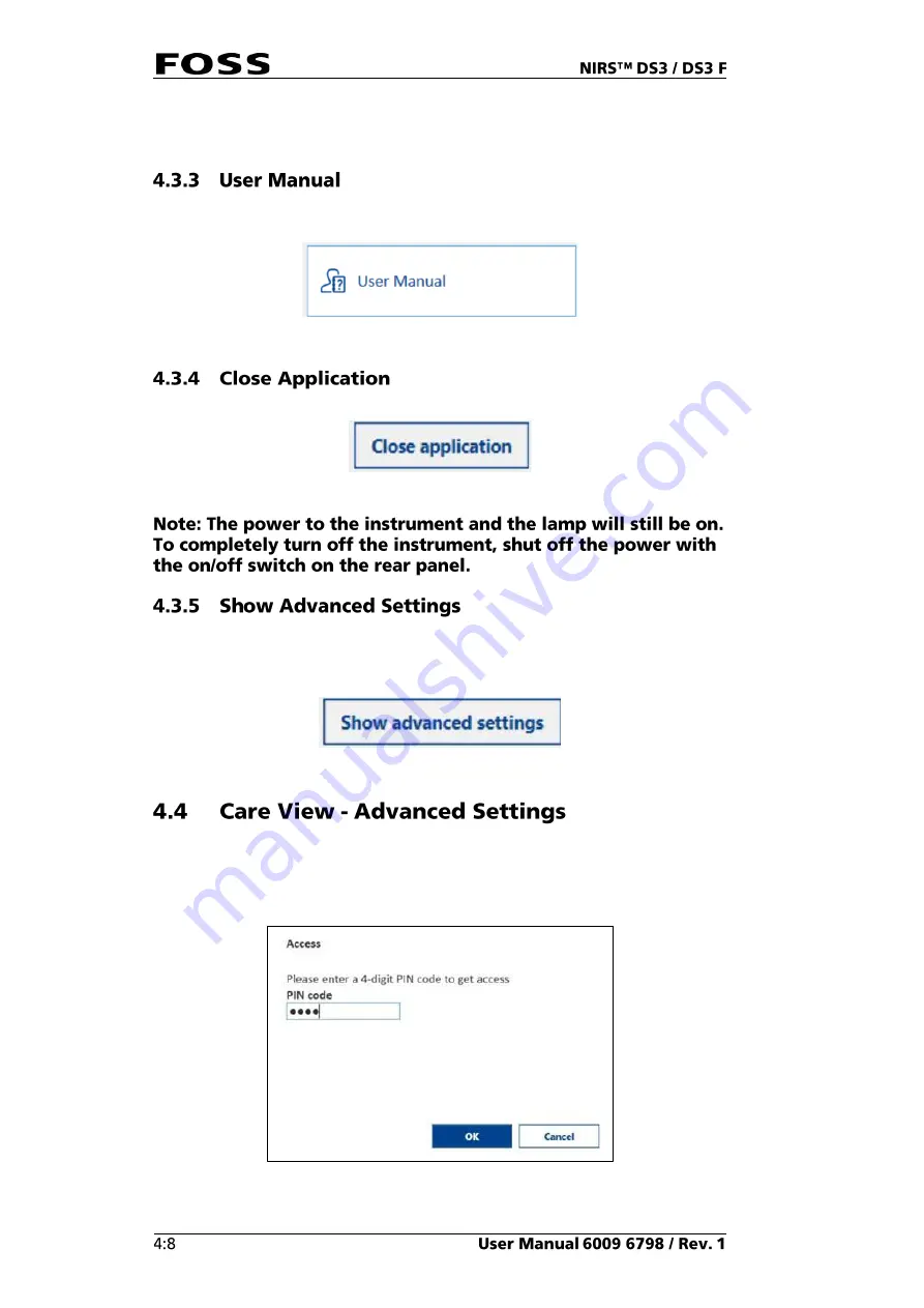 Foss NIRS DS3 User Manual Download Page 38