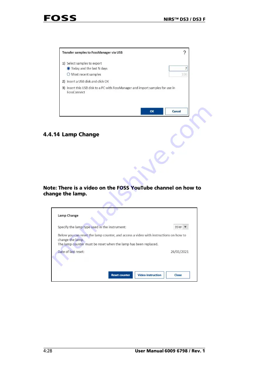 Foss NIRS DS3 User Manual Download Page 58