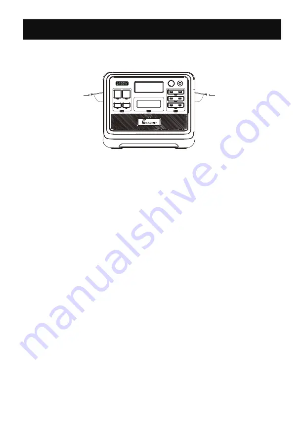 FOSSIBOT F2400 User Manual Download Page 12