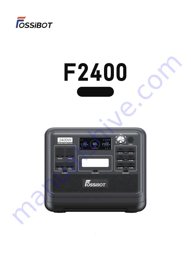 FOSSIBOT F2400 User Manual Download Page 16