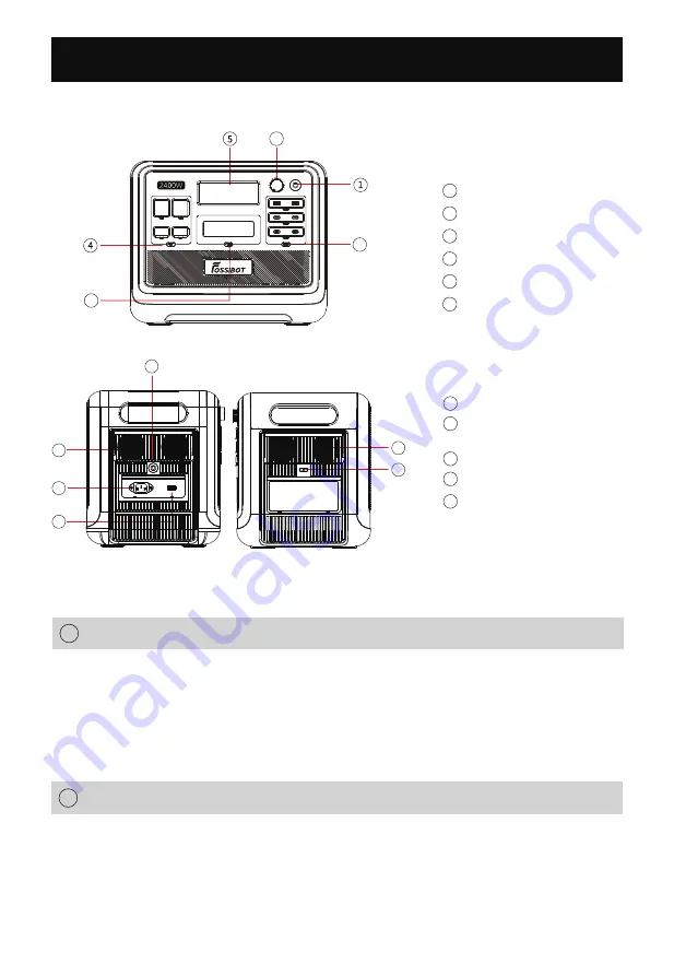 FOSSIBOT F2400 User Manual Download Page 20