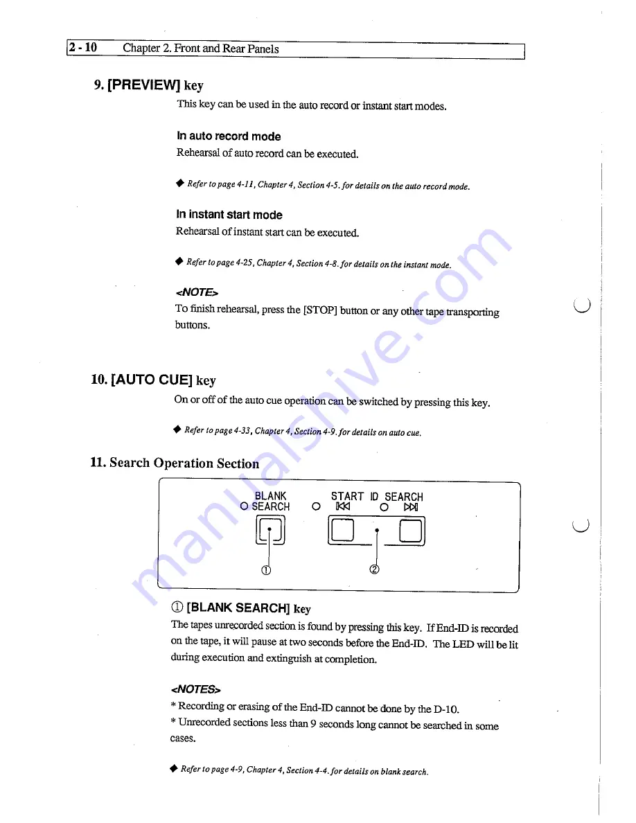 Fostex D-10 Owner'S Manual Download Page 30