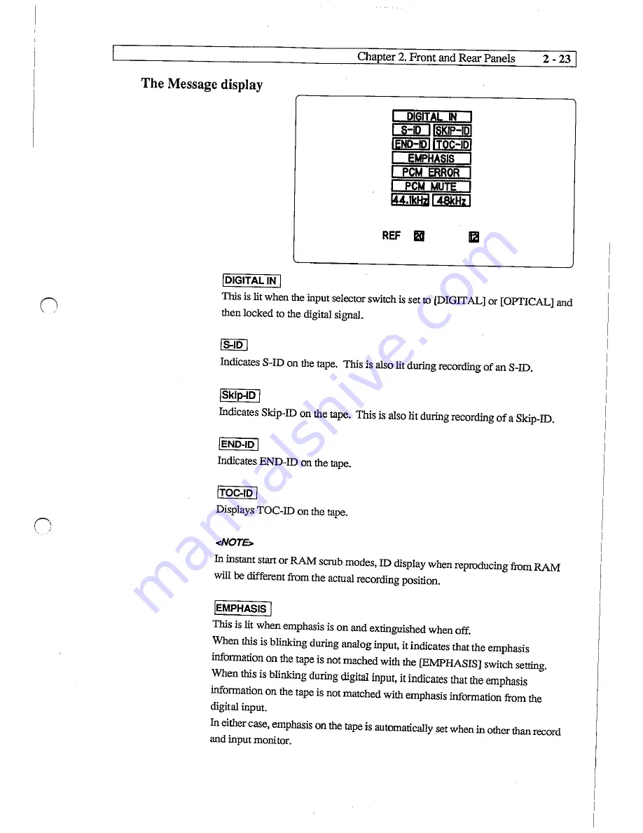 Fostex D-10 Owner'S Manual Download Page 43