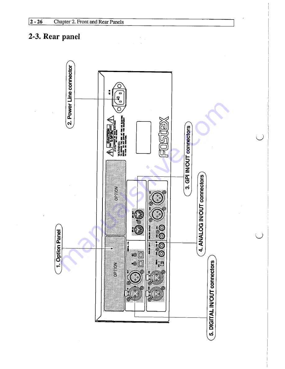 Fostex D-10 Owner'S Manual Download Page 46