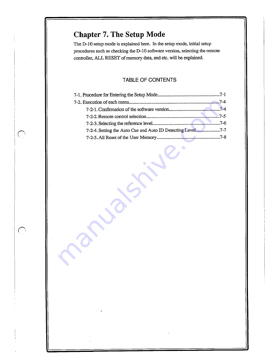 Fostex D-10 Owner'S Manual Download Page 139