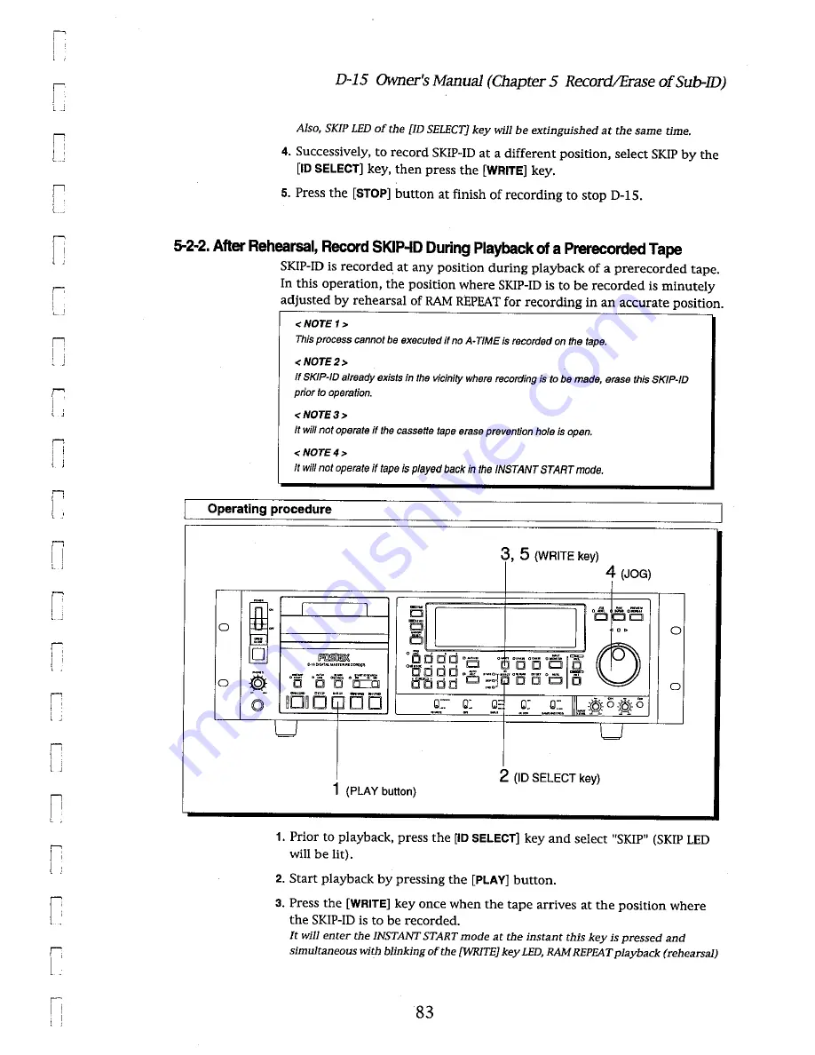 Fostex D-15 Owner'S Manual Download Page 83