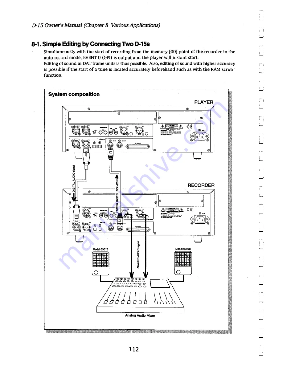 Fostex D-15 Owner'S Manual Download Page 112