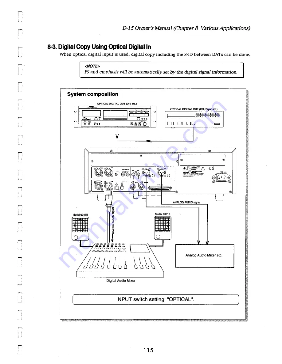 Fostex D-15 Owner'S Manual Download Page 115