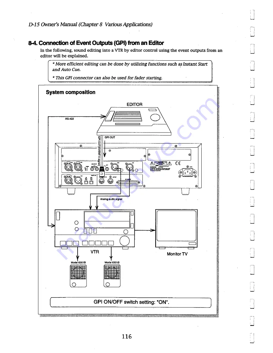 Fostex D-15 Owner'S Manual Download Page 116