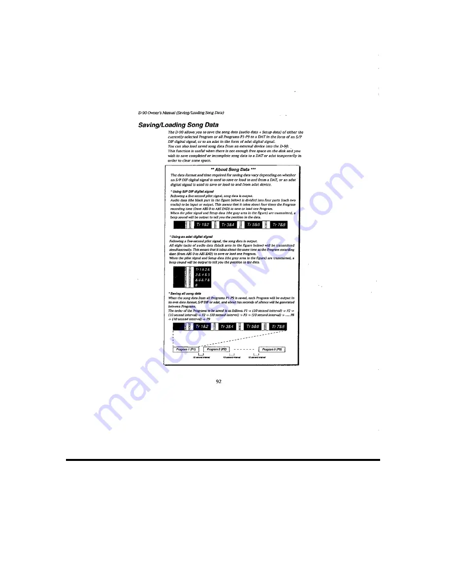 Fostex D-90 Owner'S Manual Download Page 91