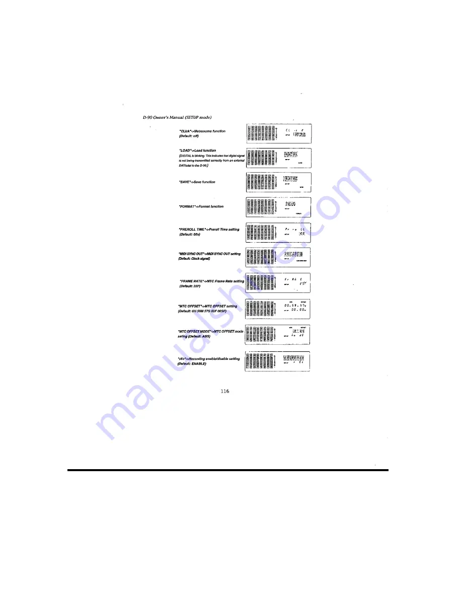 Fostex D-90 Owner'S Manual Download Page 116