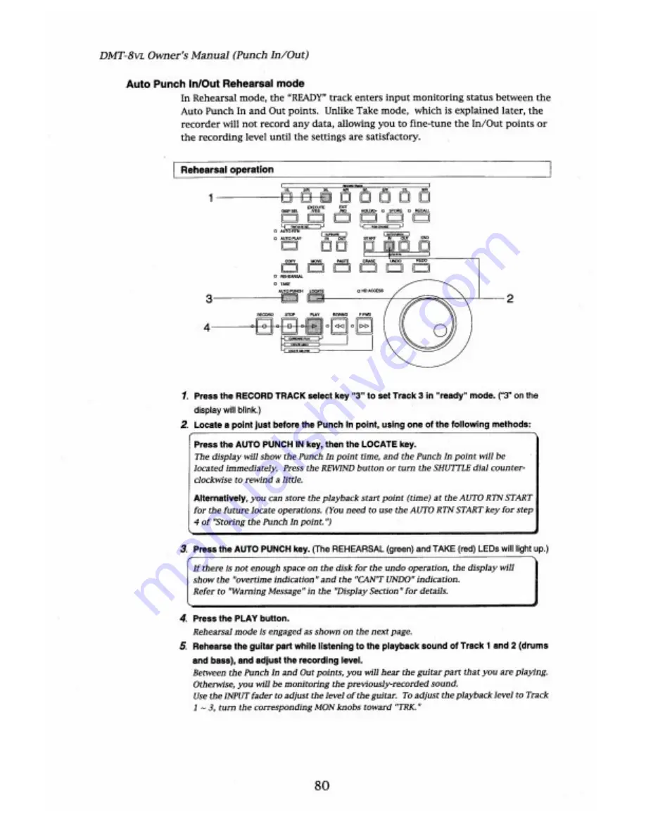 Fostex DMT-8VL Owner'S Manual Download Page 80