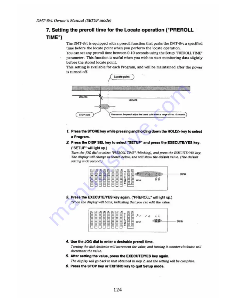 Fostex DMT-8VL Owner'S Manual Download Page 124