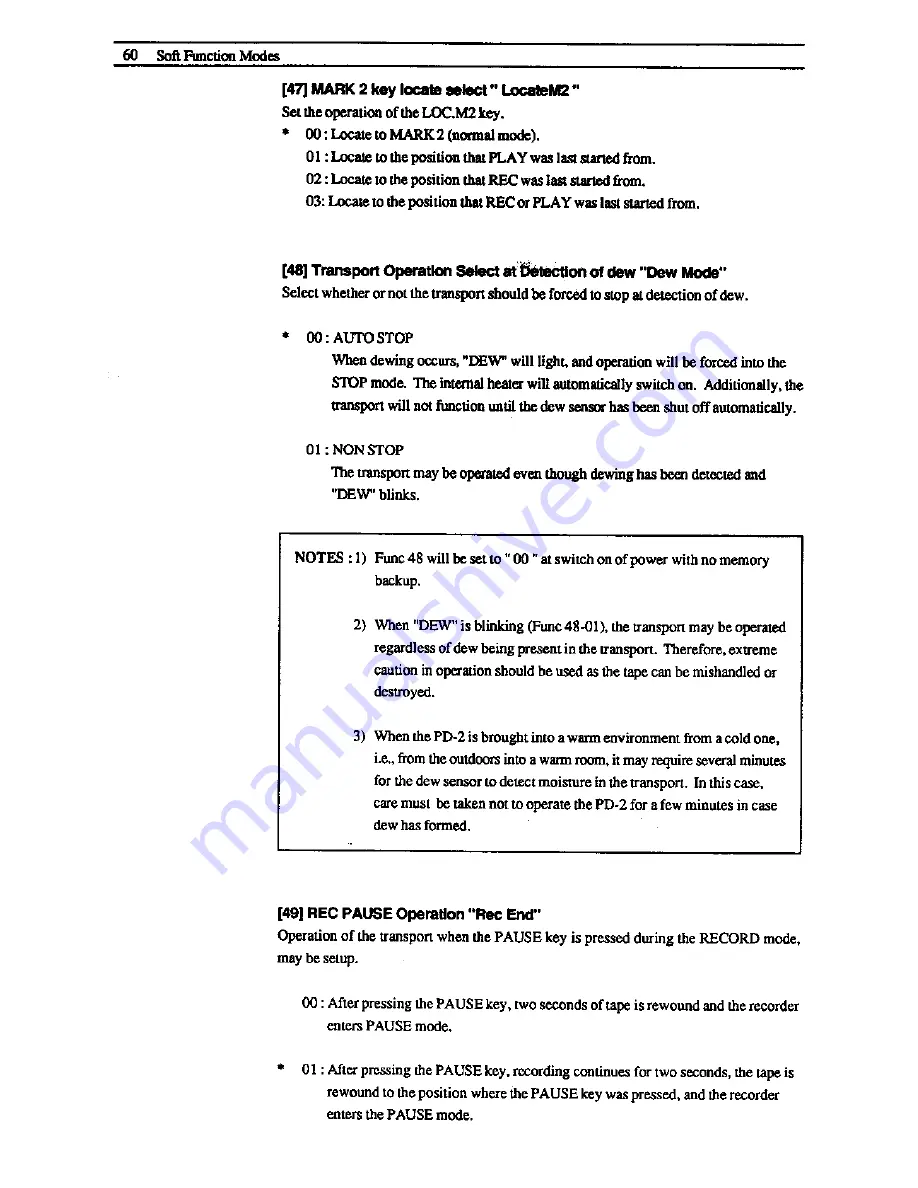 Fostex PD-2 Owner'S Manual Download Page 62