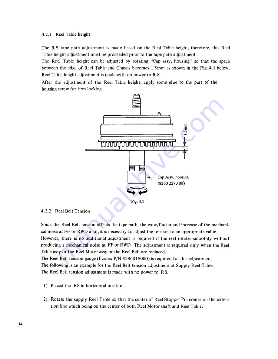 Fostex R8 Service Manual Download Page 17