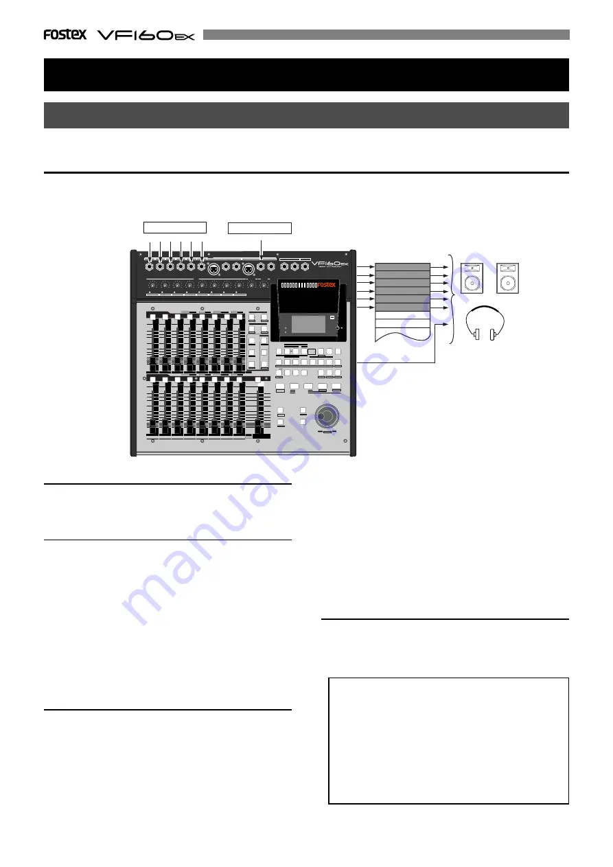 Fostex VF160EX Скачать руководство пользователя страница 78