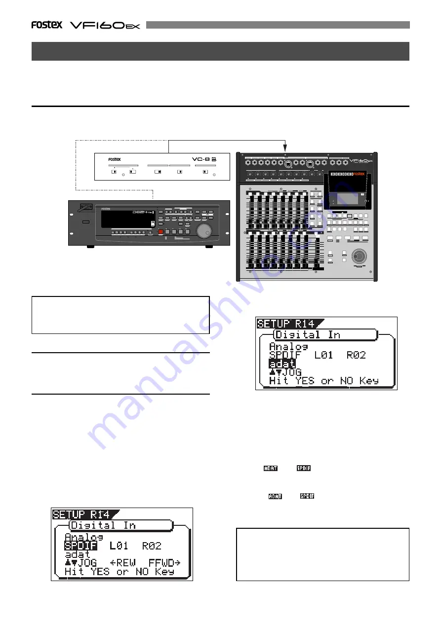 Fostex VF160EX Скачать руководство пользователя страница 88