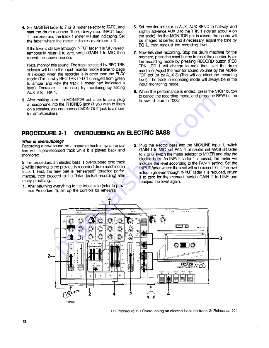 Fostex X-26 User Manual Download Page 14