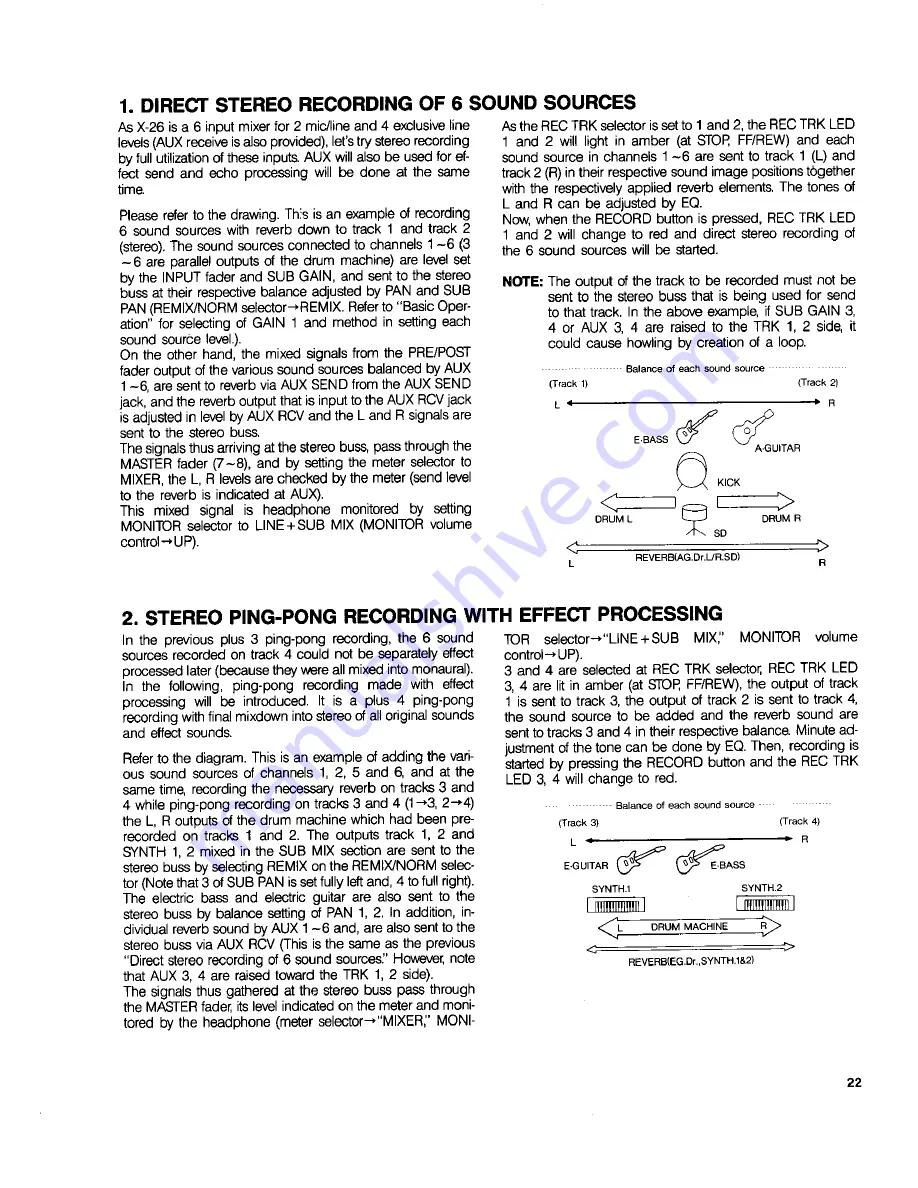 Fostex X-26 User Manual Download Page 23