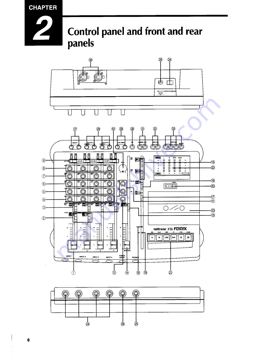 Fostex X-55 Owner'S Manual Download Page 7