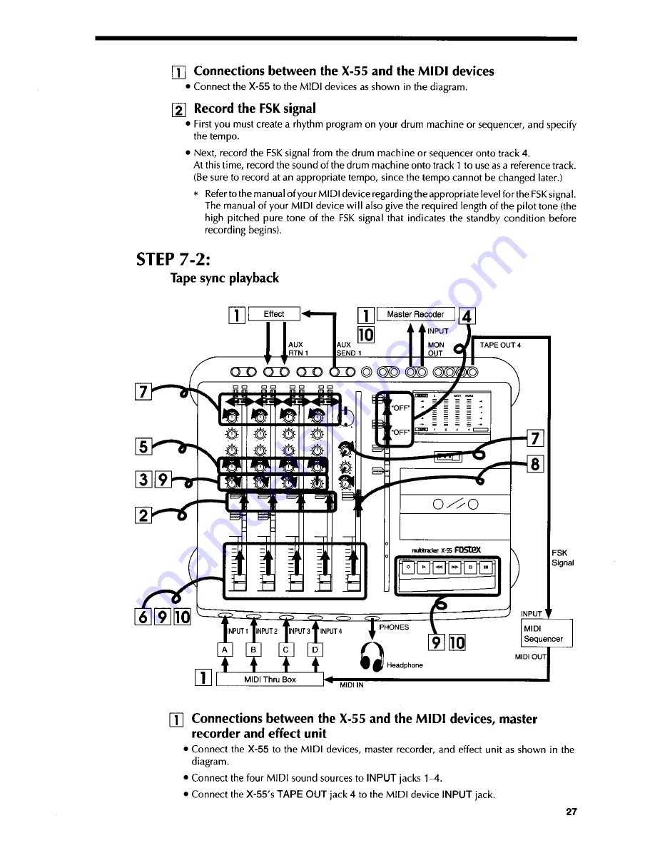 Fostex X-55 Owner'S Manual Download Page 28