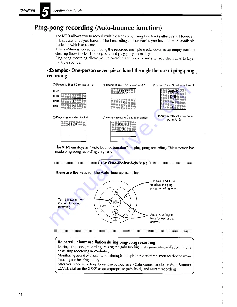 Fostex XR-3 Owner'S Manual Download Page 24