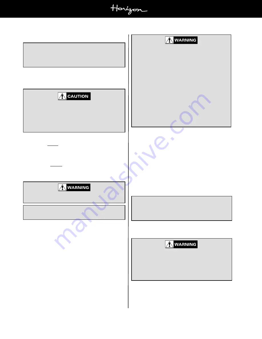 Four winns HORIZON Owner'S Manual Download Page 20