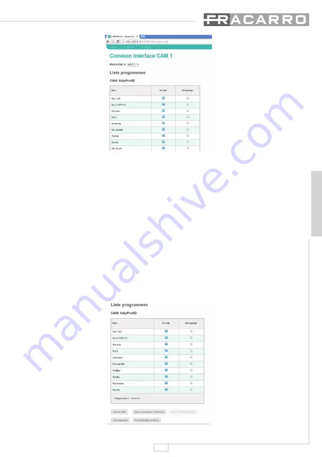 Fracarro D-Matrix 4S Operating Instructions Manual Download Page 77