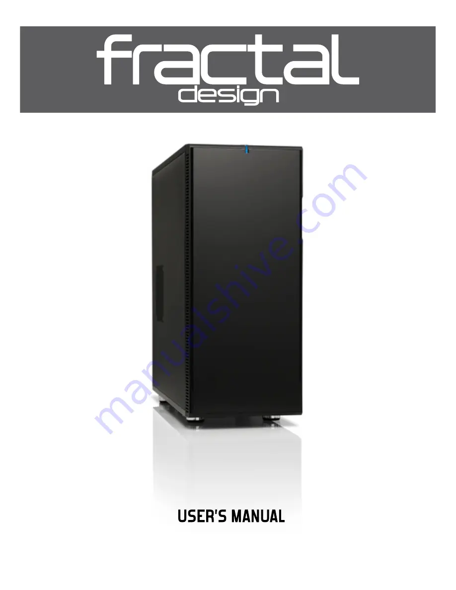 Fractal design DEFINE XL R2 User Manual Download Page 1