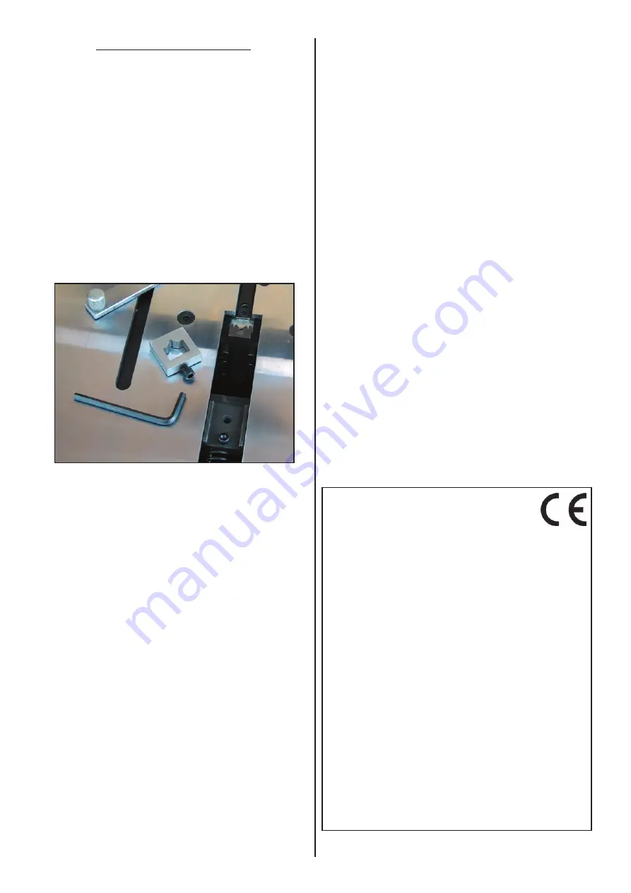 Framers Corner M3 Operator'S Manual Download Page 10