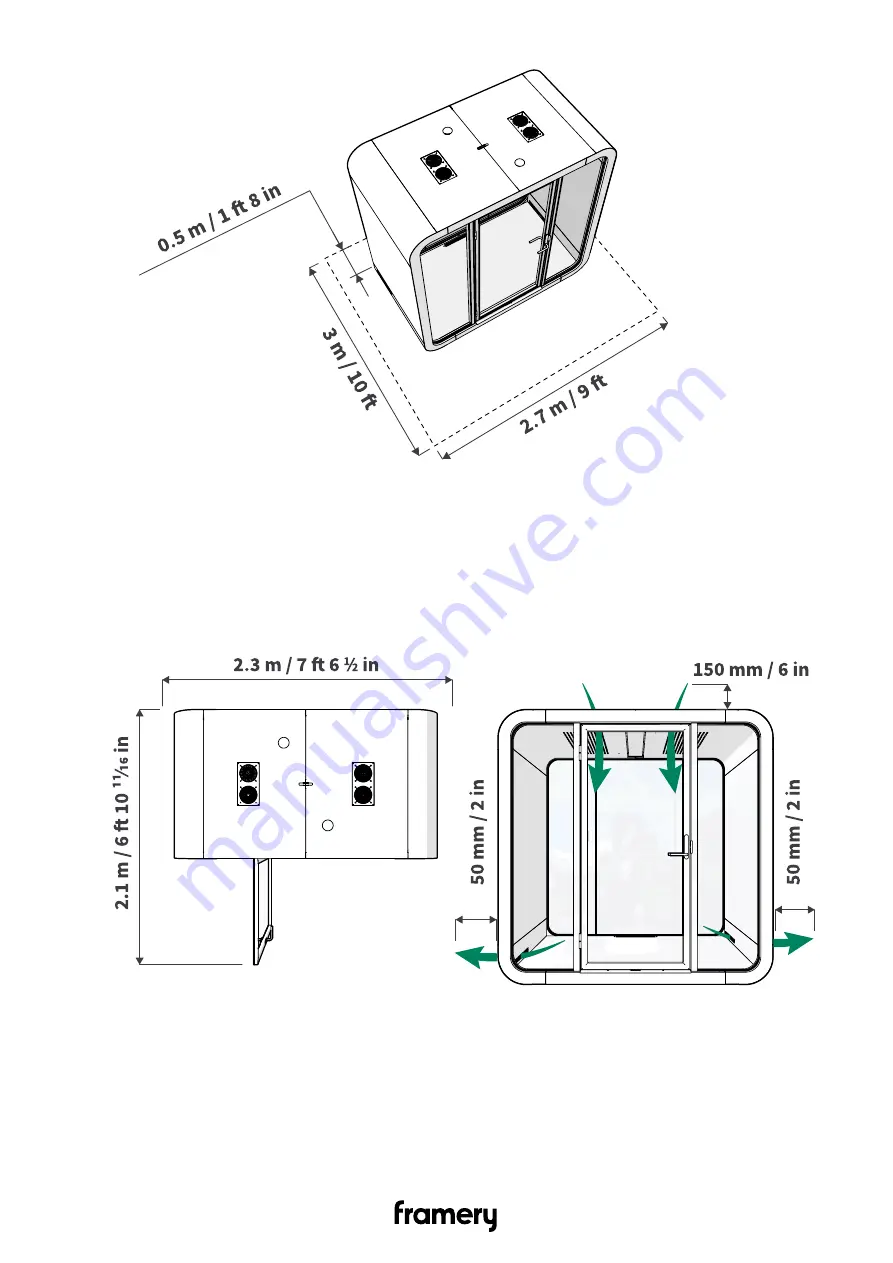 Framery Q Maggie Installation Instructions Manual Download Page 16