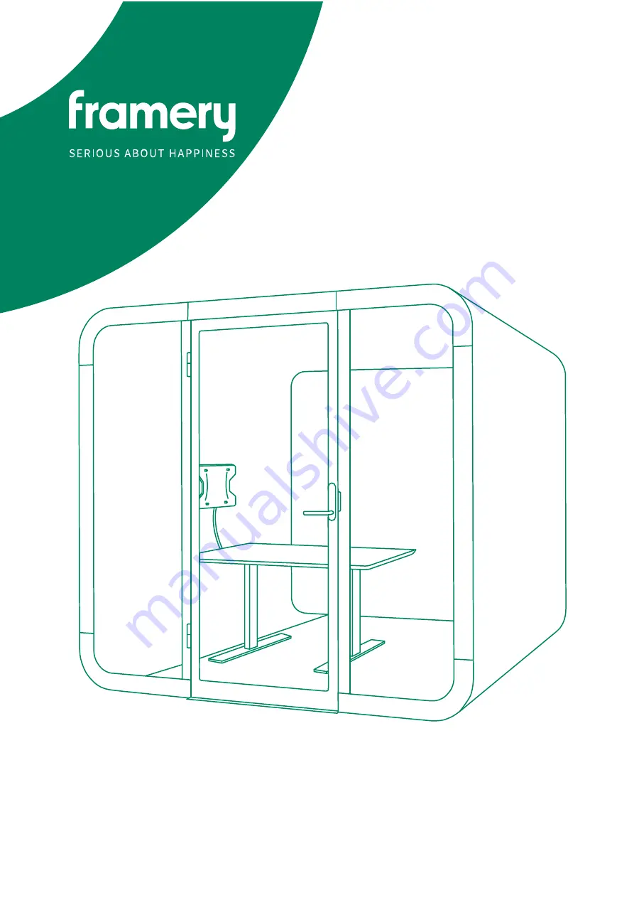 Framery 2Q Lounge Installation Instructions Manual Download Page 1