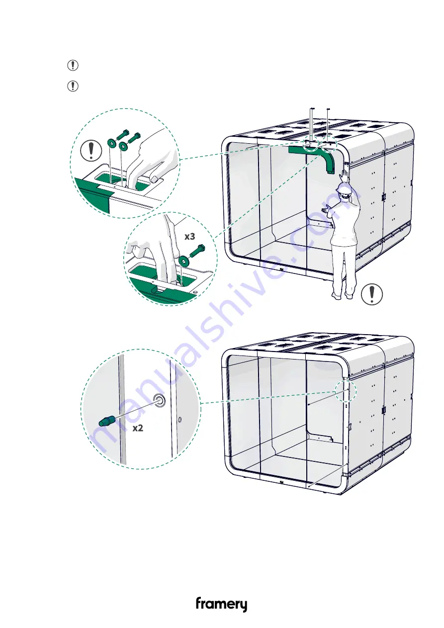 Framery 2Q Lounge Installation Instructions Manual Download Page 62