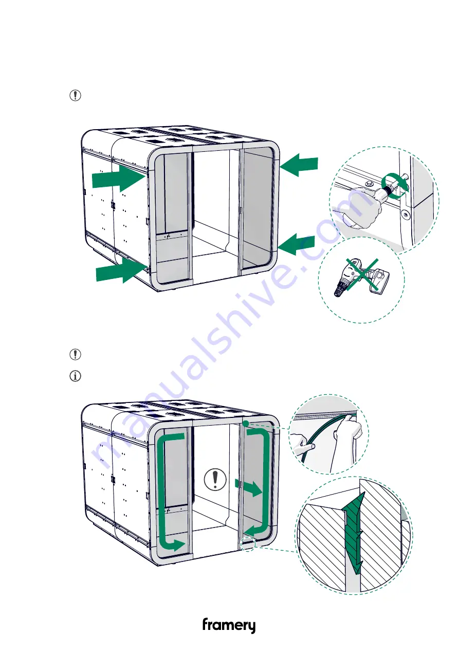 Framery 2Q Lounge Installation Instructions Manual Download Page 89