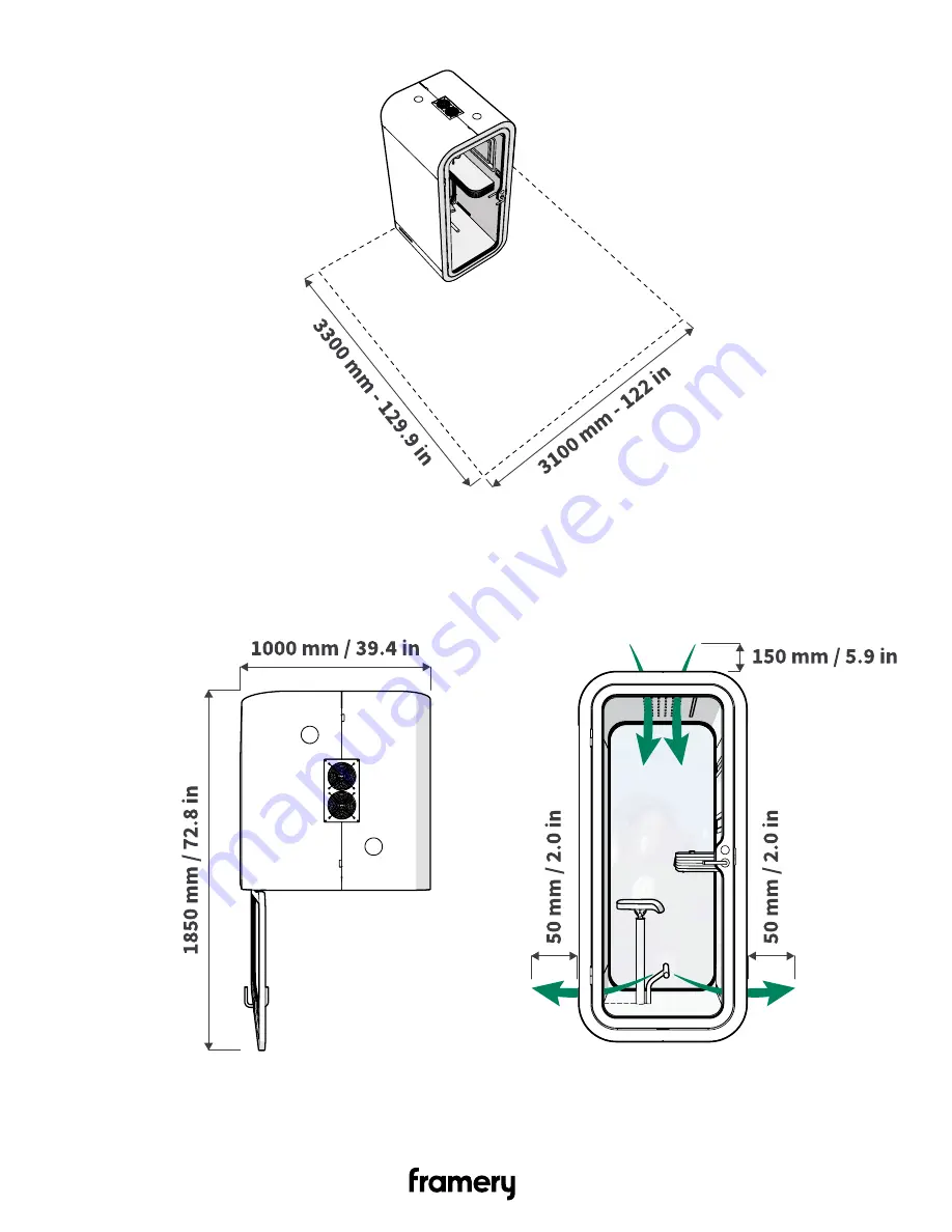 Framery O VCR Installation Instructions Manual Download Page 10