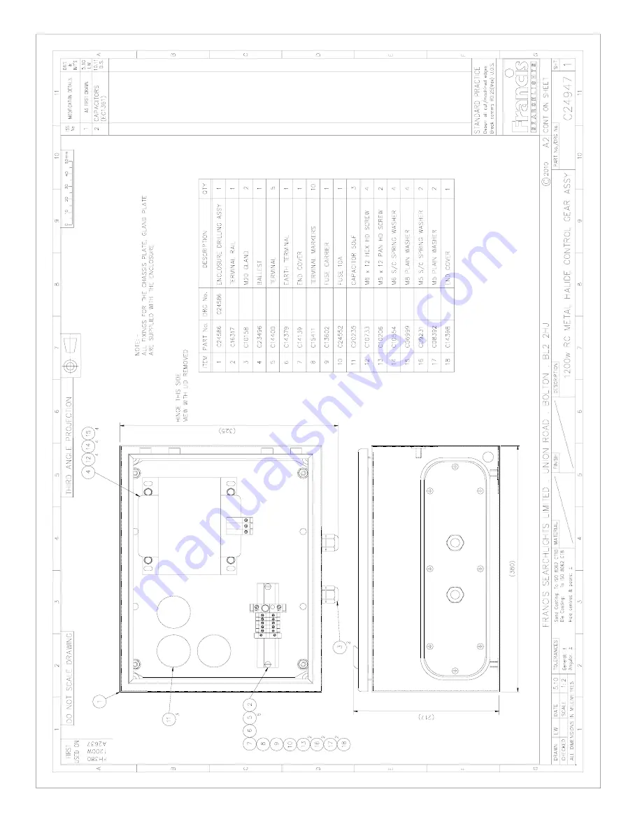 Francis FH380 User Instruction & Installation Manual Download Page 16