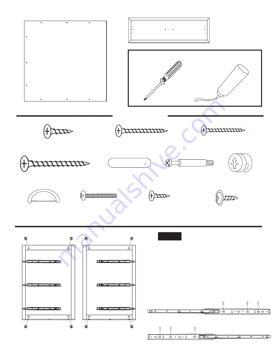 Franklin & Ben Mason Double Dresser 5616 Скачать руководство пользователя страница 3