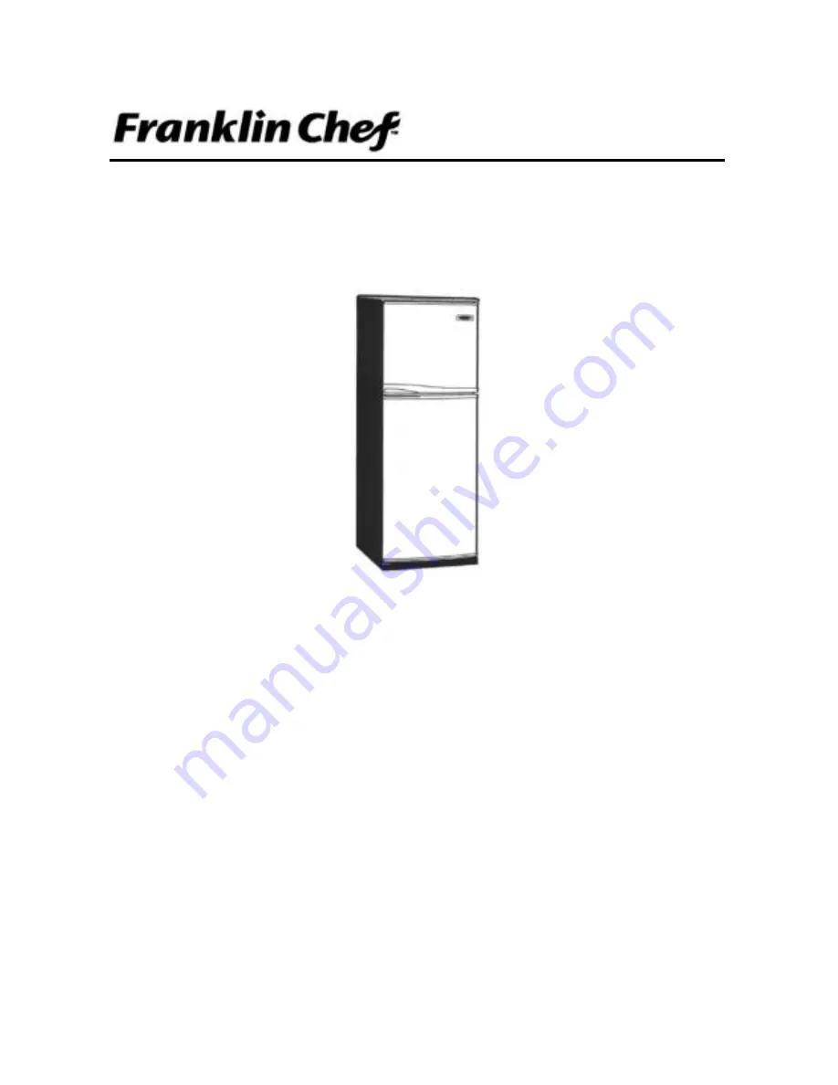 Franklin Chef FCD401 Скачать руководство пользователя страница 1