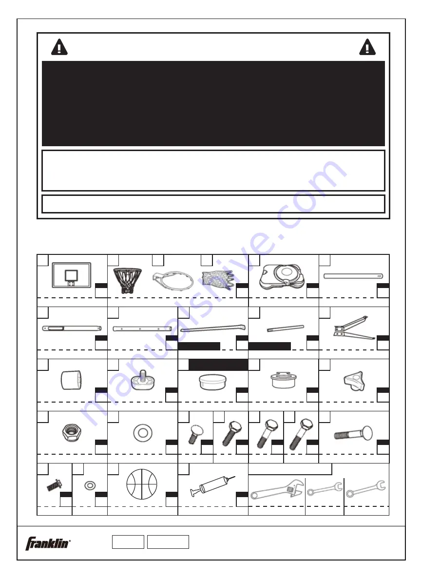 Franklin 91017C1X Quick Start Manual Download Page 3