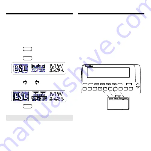 Franklin Bookman ESL-580 User Manual Download Page 7