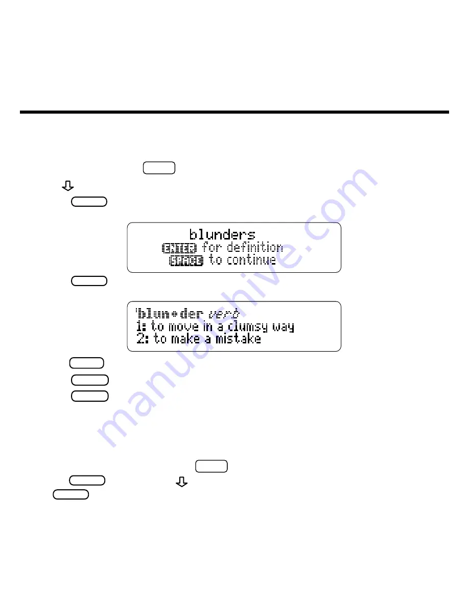 Franklin BOOKMAN SED-2050 User Manual Download Page 20