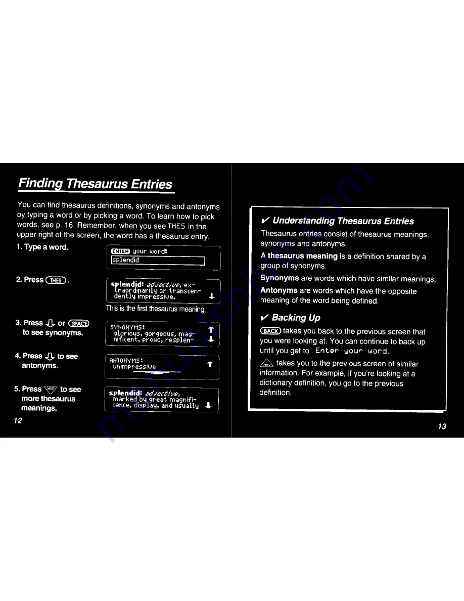 Franklin Language Master LM-3500 Скачать руководство пользователя страница 8