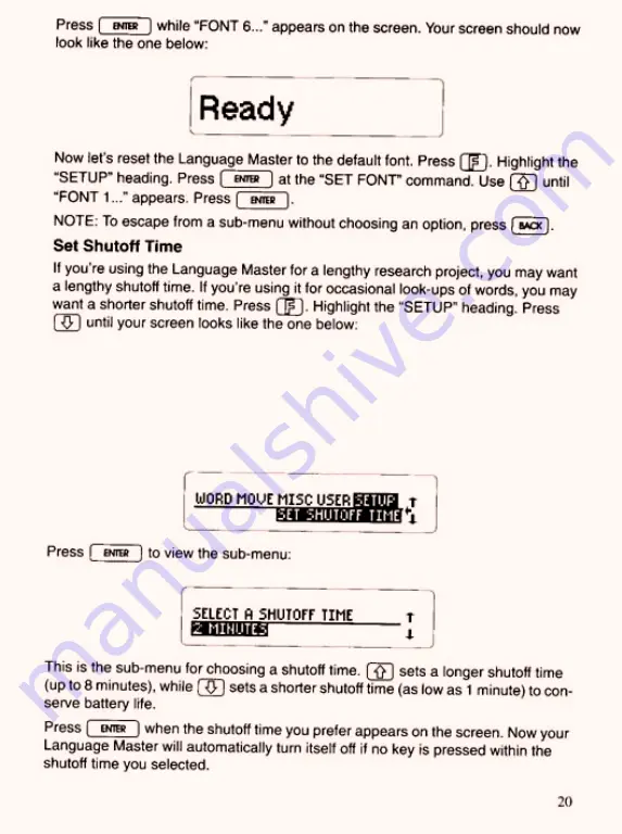 Franklin Language Master QLM-2200 User Manual Download Page 21