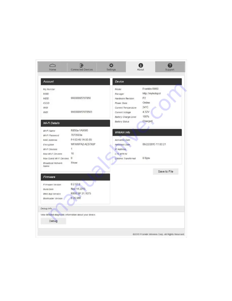 Franklin R910 User Manual Download Page 48