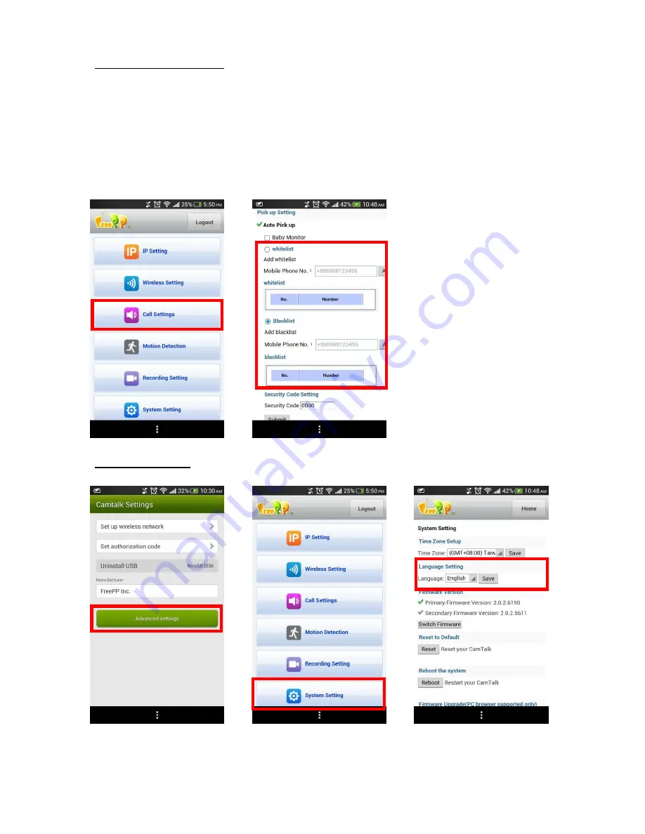 FreePP Camtalk WMTR-165GN Installation Manual Download Page 15