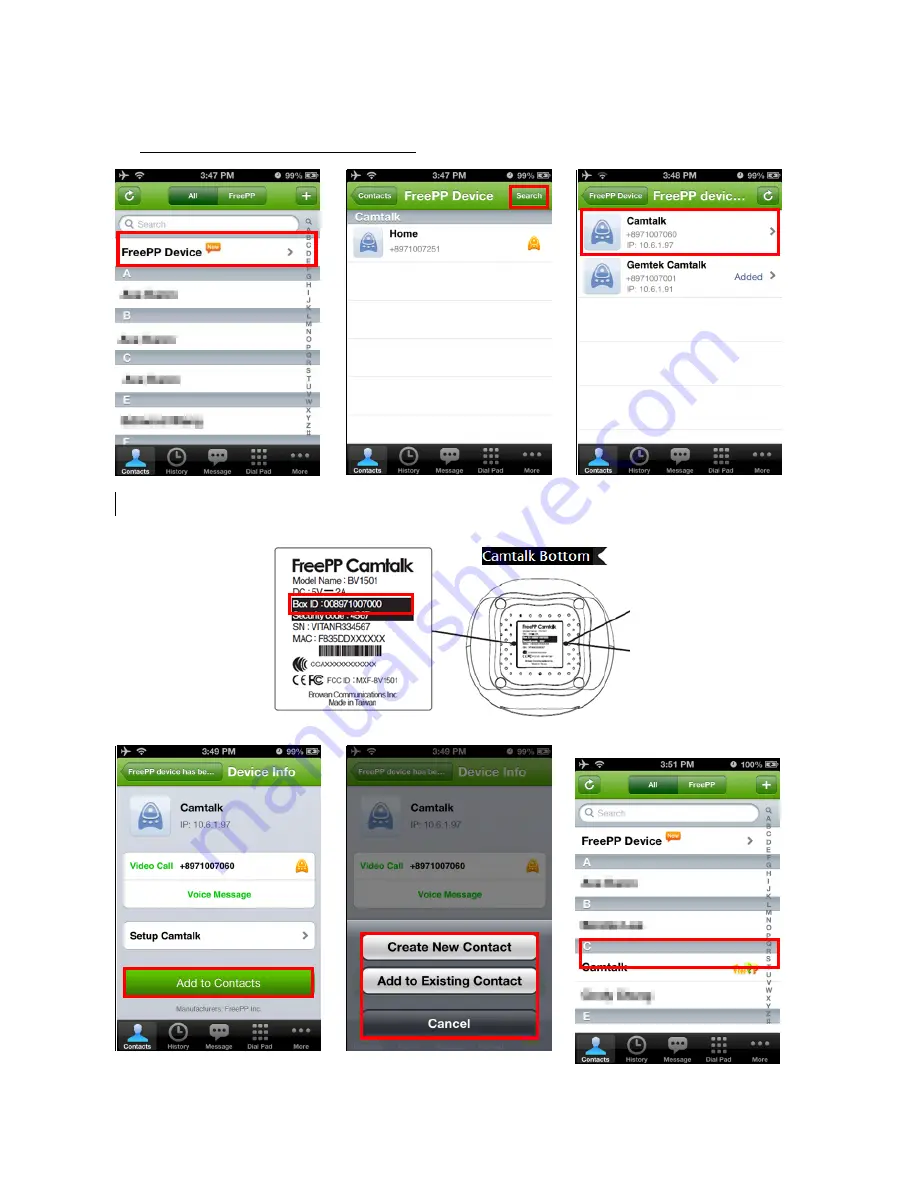 FreePP Camtalk WMTR-165GN Installation Manual Download Page 18