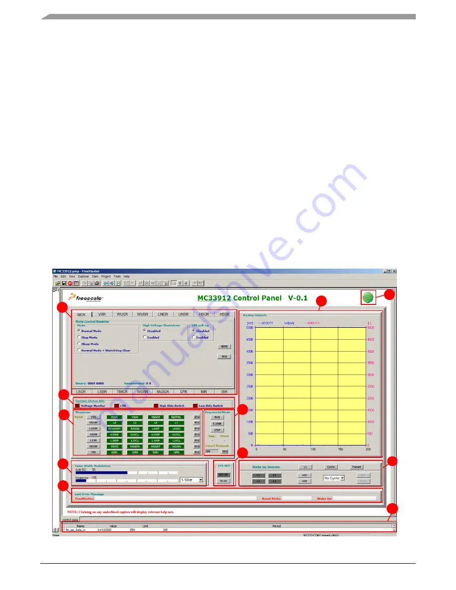 Freescale Semiconductor KIT33912EVME Setup Instructions Download Page 24