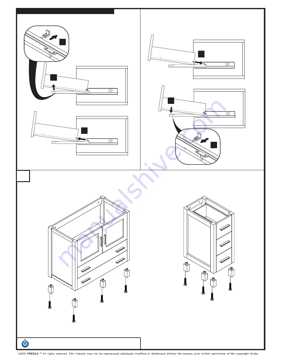 Fresca TORINO Installation Manual Download Page 3